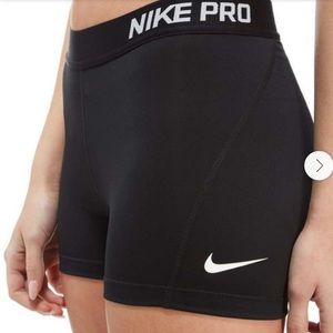 nike pro high waisted shorts